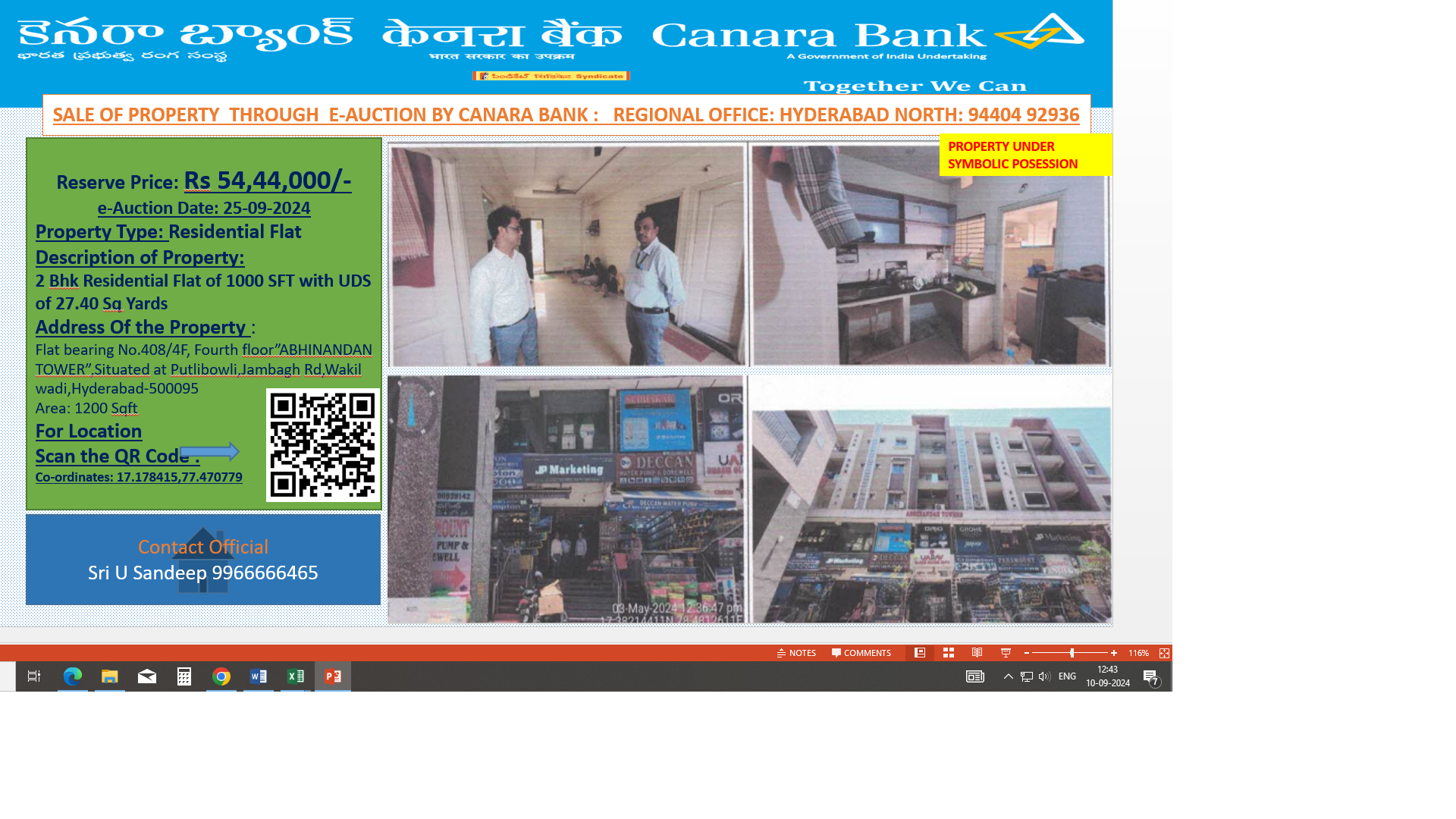 3 BHK Flat for Sale in ABHINANDAN, Hyderabad