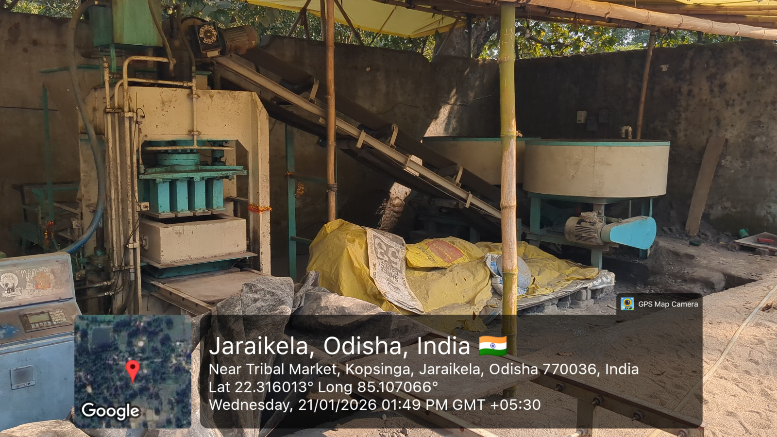 Movable plant and Machinery for Sale in KOPSINGHA VILLAGE, JARAIKELA POST, BISRA, SUNDARGARH, Rourkela