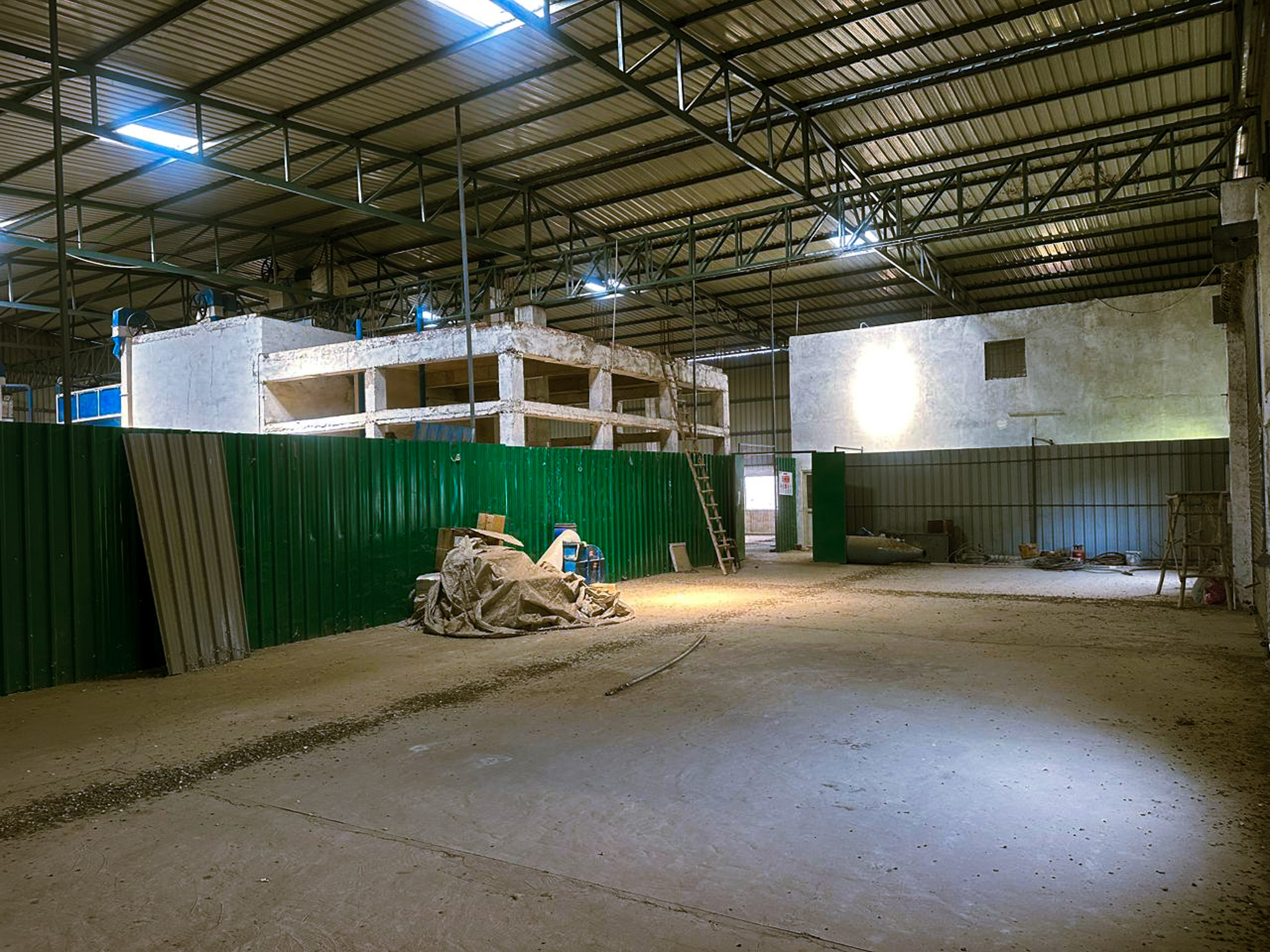 Industrial Plot with Factory Building for Sale in Indora