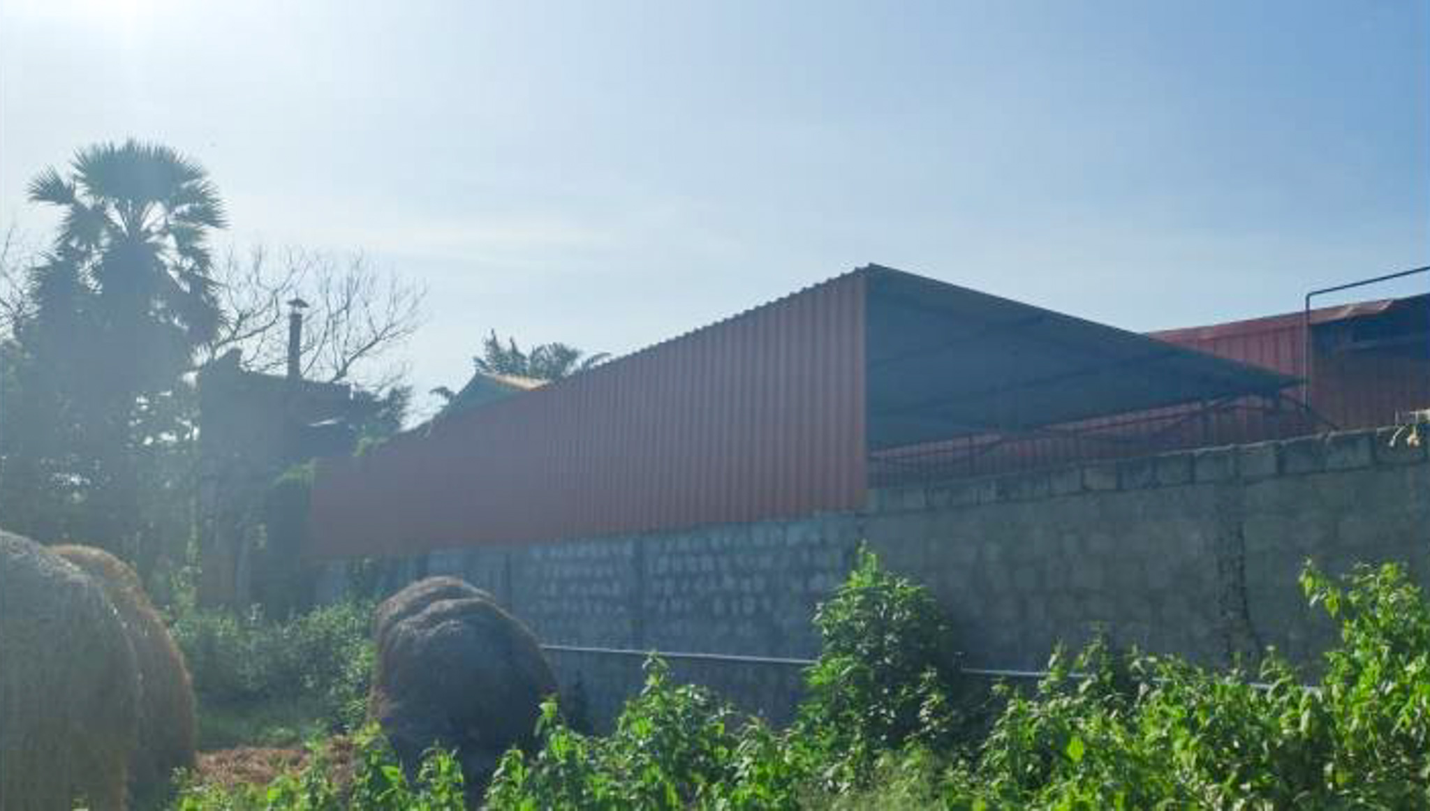 Industrial Plot with Factory Building for Sale in Chebrolu