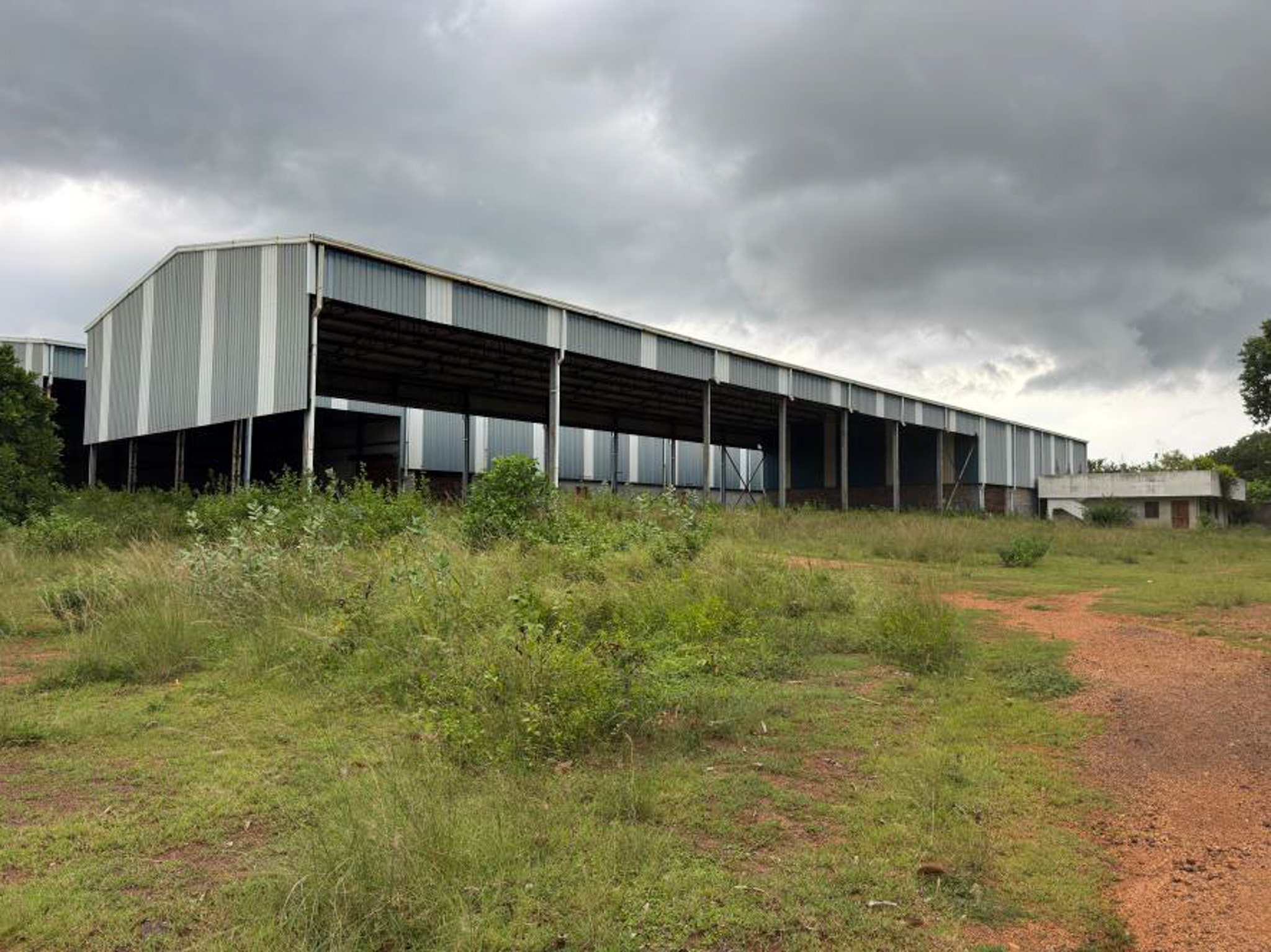 Industrial Plot with Factory Building for Sale in Rajam