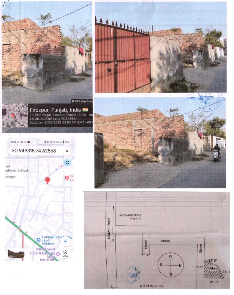 Individual House for Sale in Ferozepur, Ferozepur