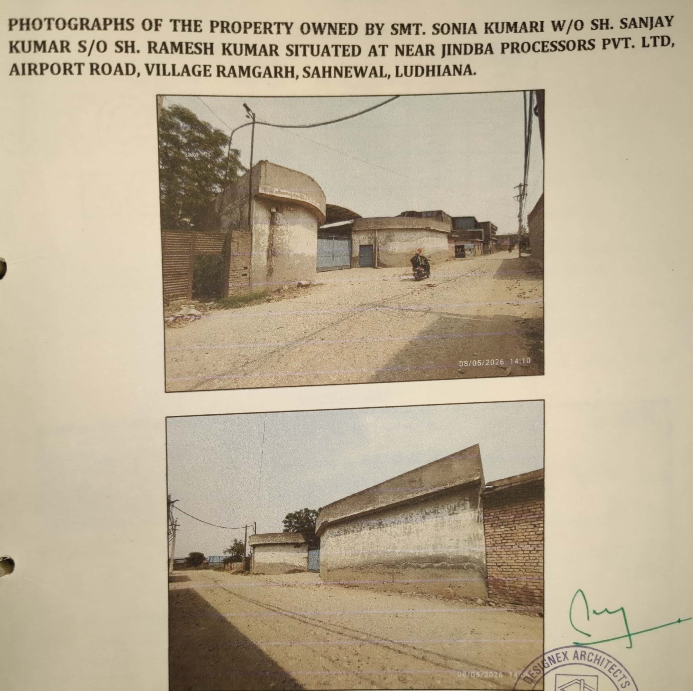 1694 square yard Industrial Plot with Factory Building for sale in VILLAGE-RAMGARH, SAHNEWAL LUDHIANA Ludhiana