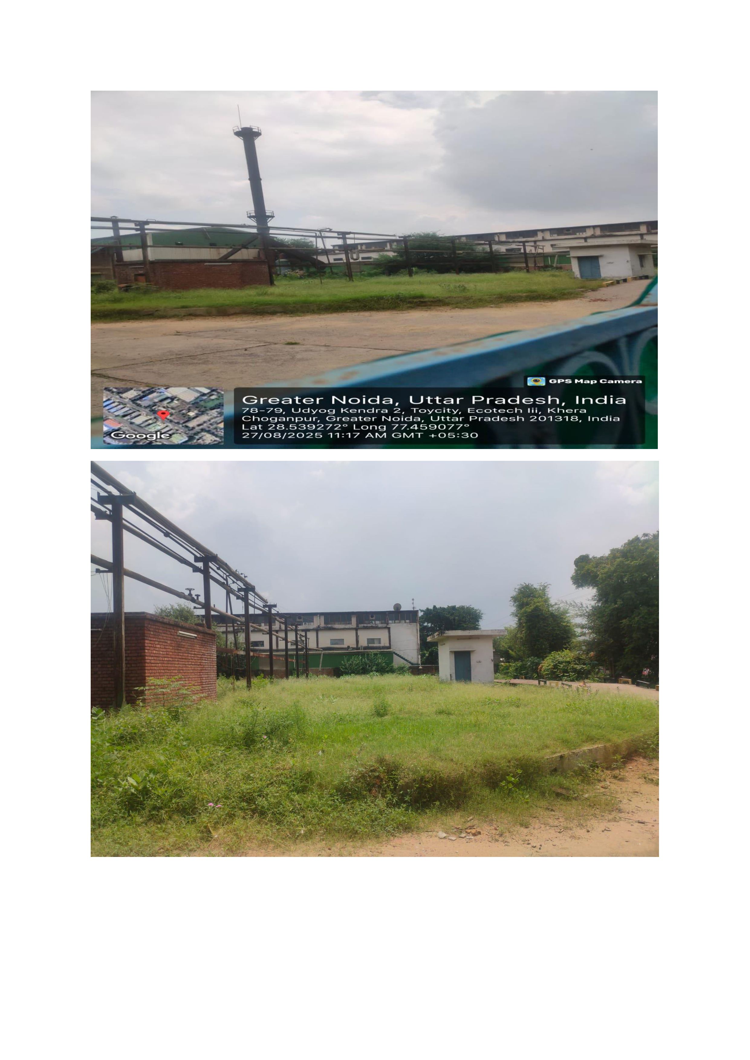 Industrial Plot with Factory Building for Sale in Greater Noida, Noida