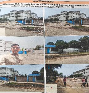 Industrial Plot with Factory Building for Sale in BHIWADI DISTRICT ALWAR RAJASTHAN, Bhiwadi