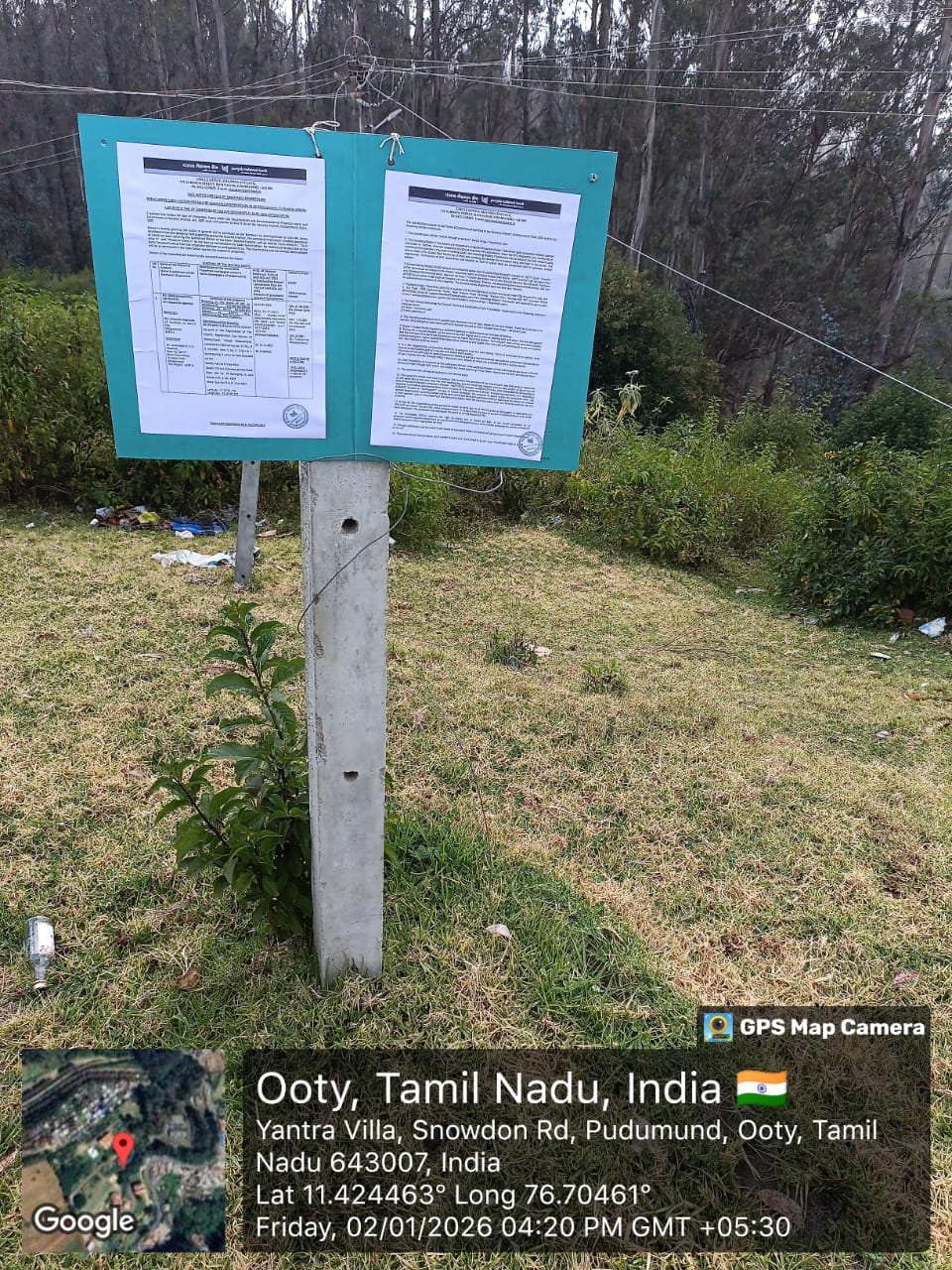 Plot for Sale in Near Yantra Villa, Snowdon Road, Ooty