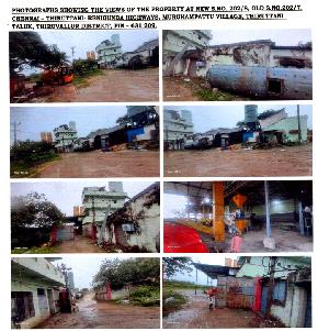 Industrial Plot with Factory Building for Sale in Tiruttani