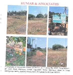 1 BHK Plot for Sale in NAP, Mallapura Village,Vajrahalli Grama Panchayath, Arasinakunte