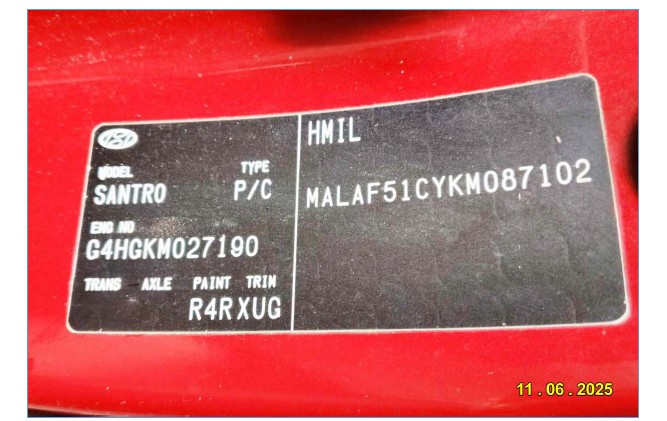 Hyundai Santro 11.1 AMT Sportz (Petrol) Vehicle no: MH03-DK-8111 for Sale in Spanish Villa Parking Zone Chinchoti , Nayagaon, Vasai Virar