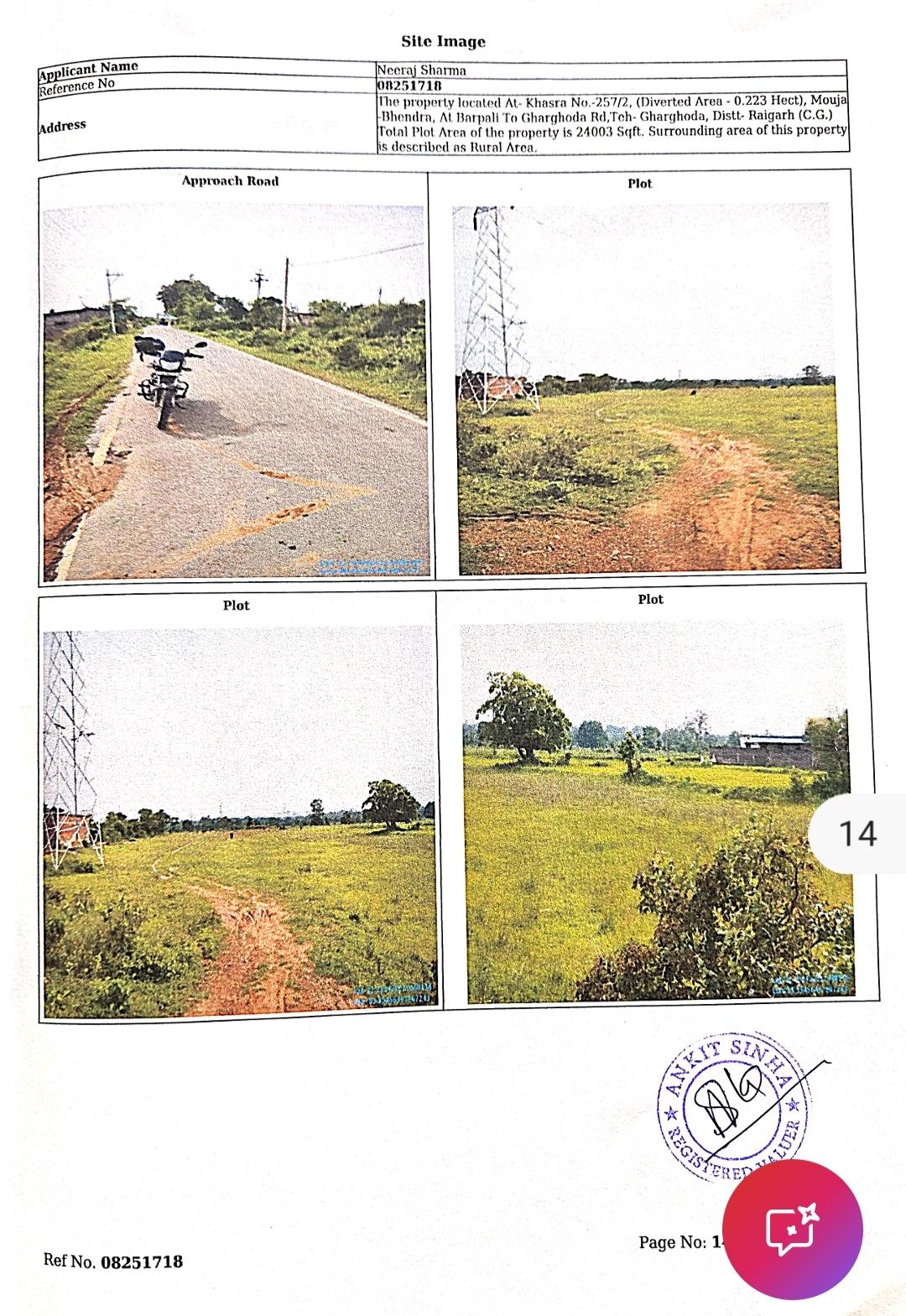 Plot for Sale in GHARGHODA, Bilaspur