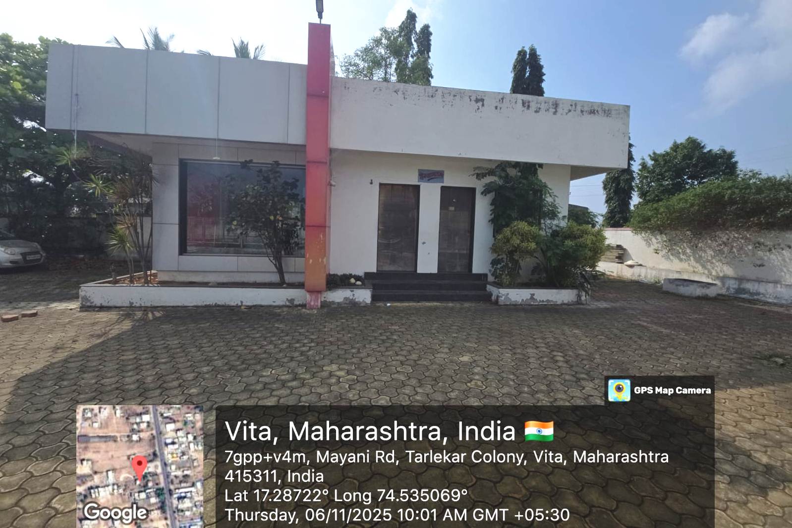 Industrial Plot with Factory Building for Sale in Sangli