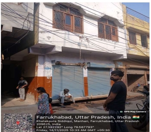 Individual House for Sale in Mohalla Ganesh Prasad Street, Khatkpura Siddiki, Pargana Pahada, Farrukhabad., Baroun