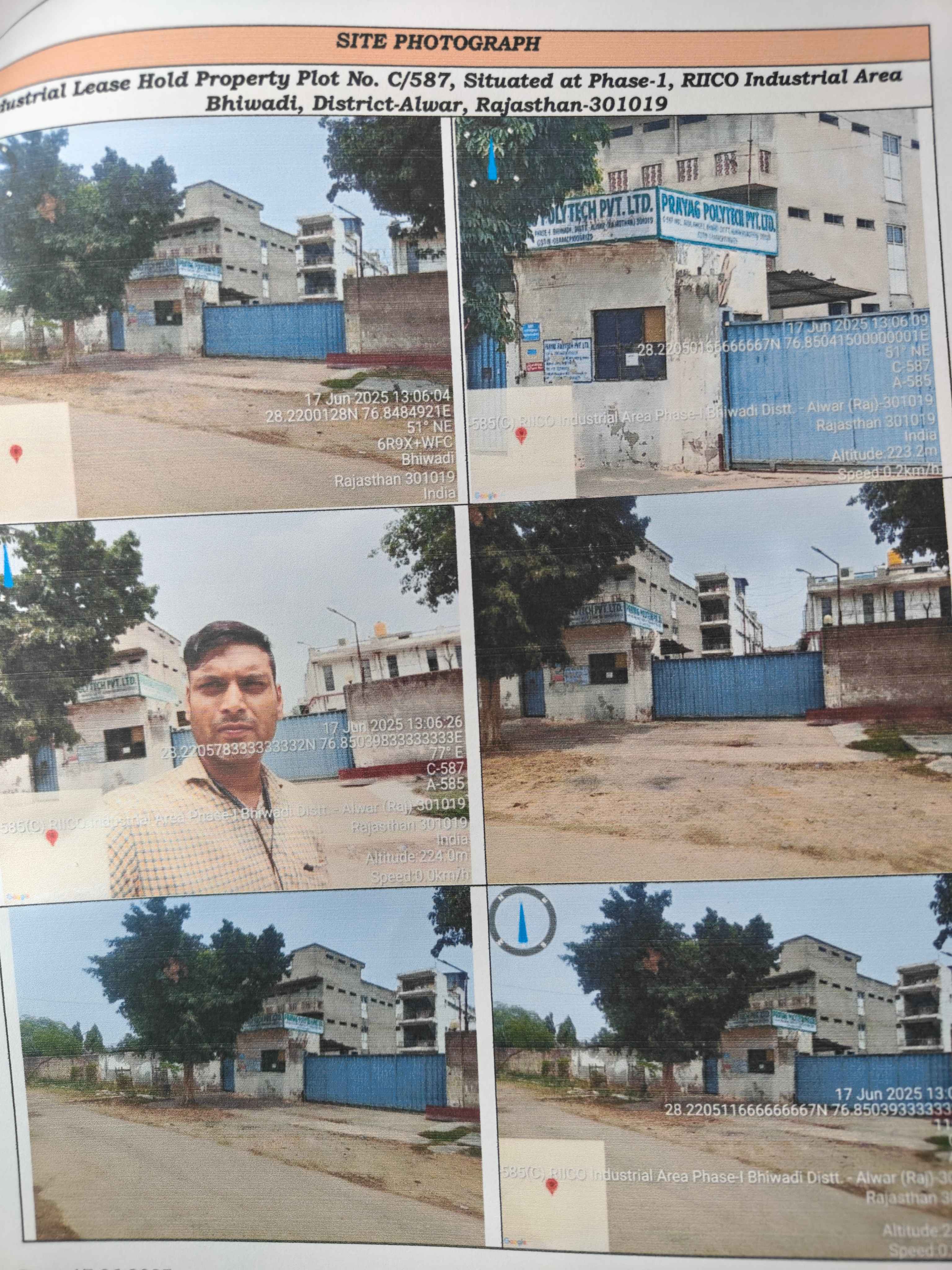 Industrial Plot with Factory Building for Sale in BIWADI DISTRICT ALWAR RAJASTHAN, Bhiwadi