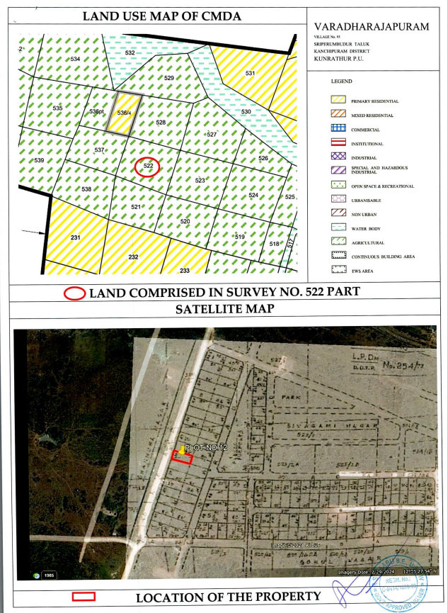 Plot for Sale in VARADHARAJAPURAM SRIPERAMBADUR, Chennai