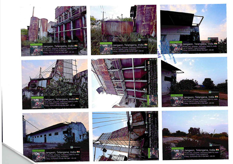 Shed with Plant and Machinery for Sale in JANGAON, Jangaon