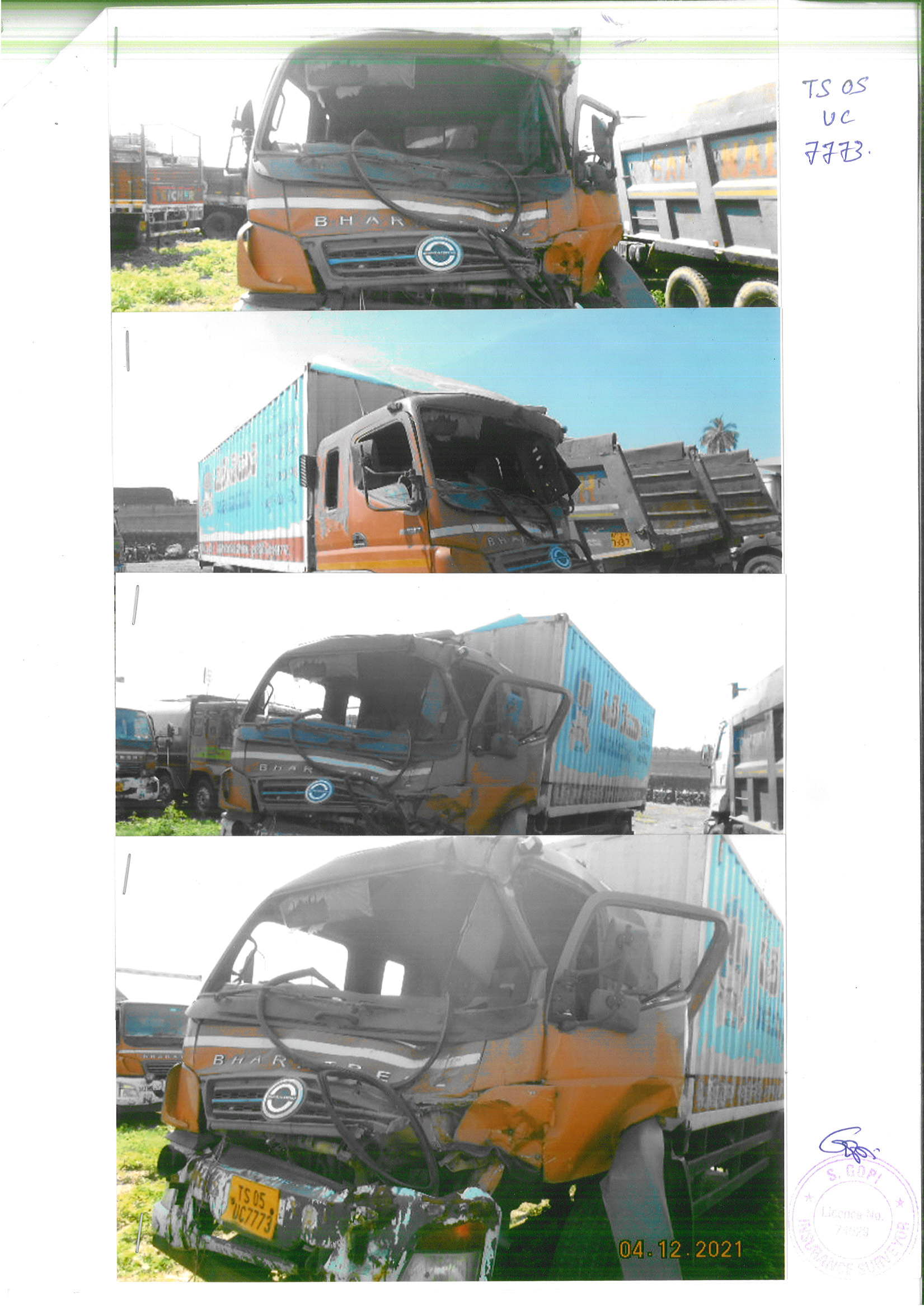 BHARATBENZ 1617R BSIV GOODS CARRIAGE DIESEL VEHICLE for Sale in Miryalaguda, Miryalaguda