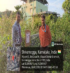 Plot for Sale in GOPALA SHIVAMOGGA, Shivamogga Property Address: ward No 26, Gopala, Shivamogga.