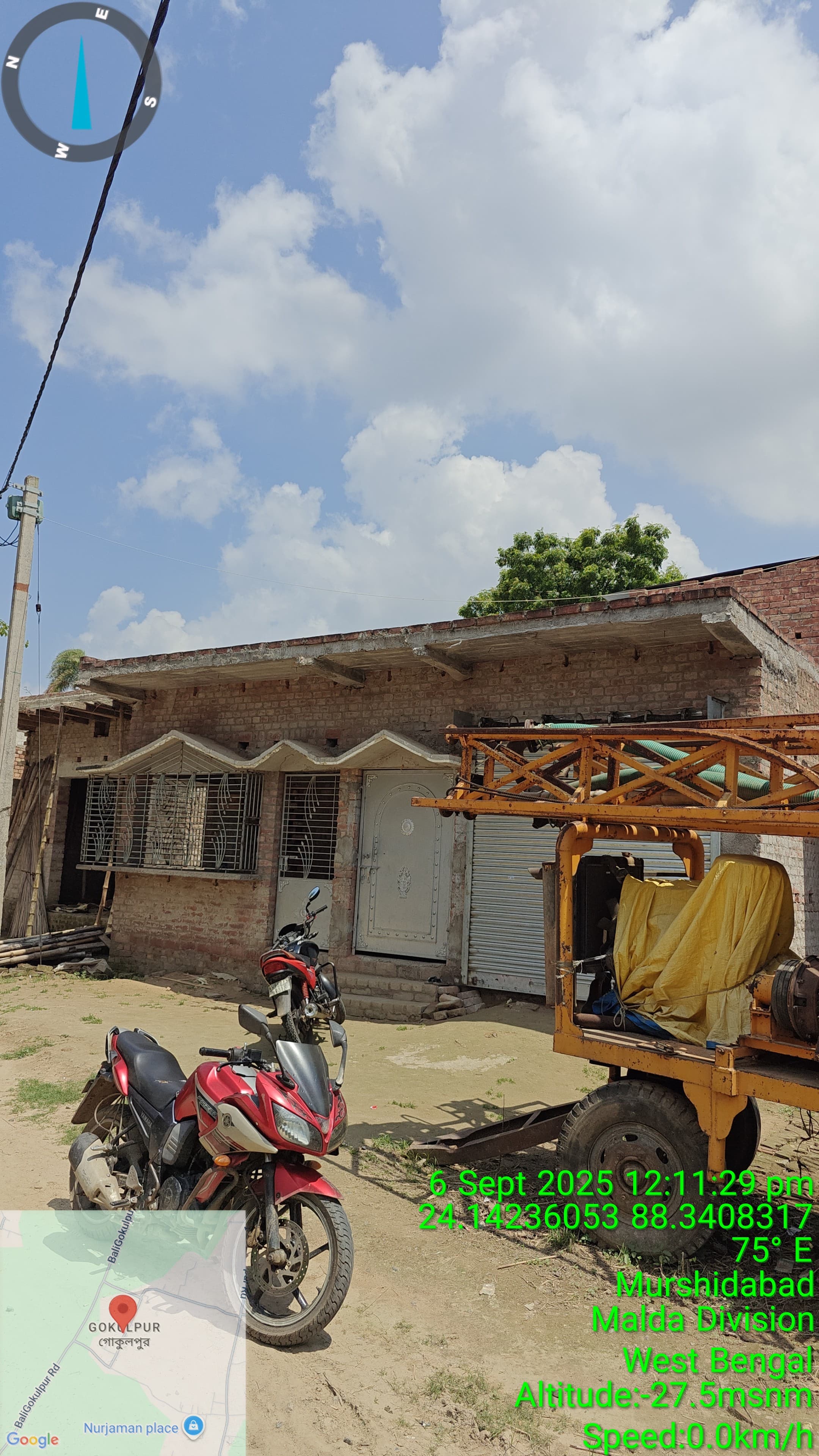Individual House for Sale in Mouza – Bali, J.L.No.26, District – Murshidabad, Berhampore