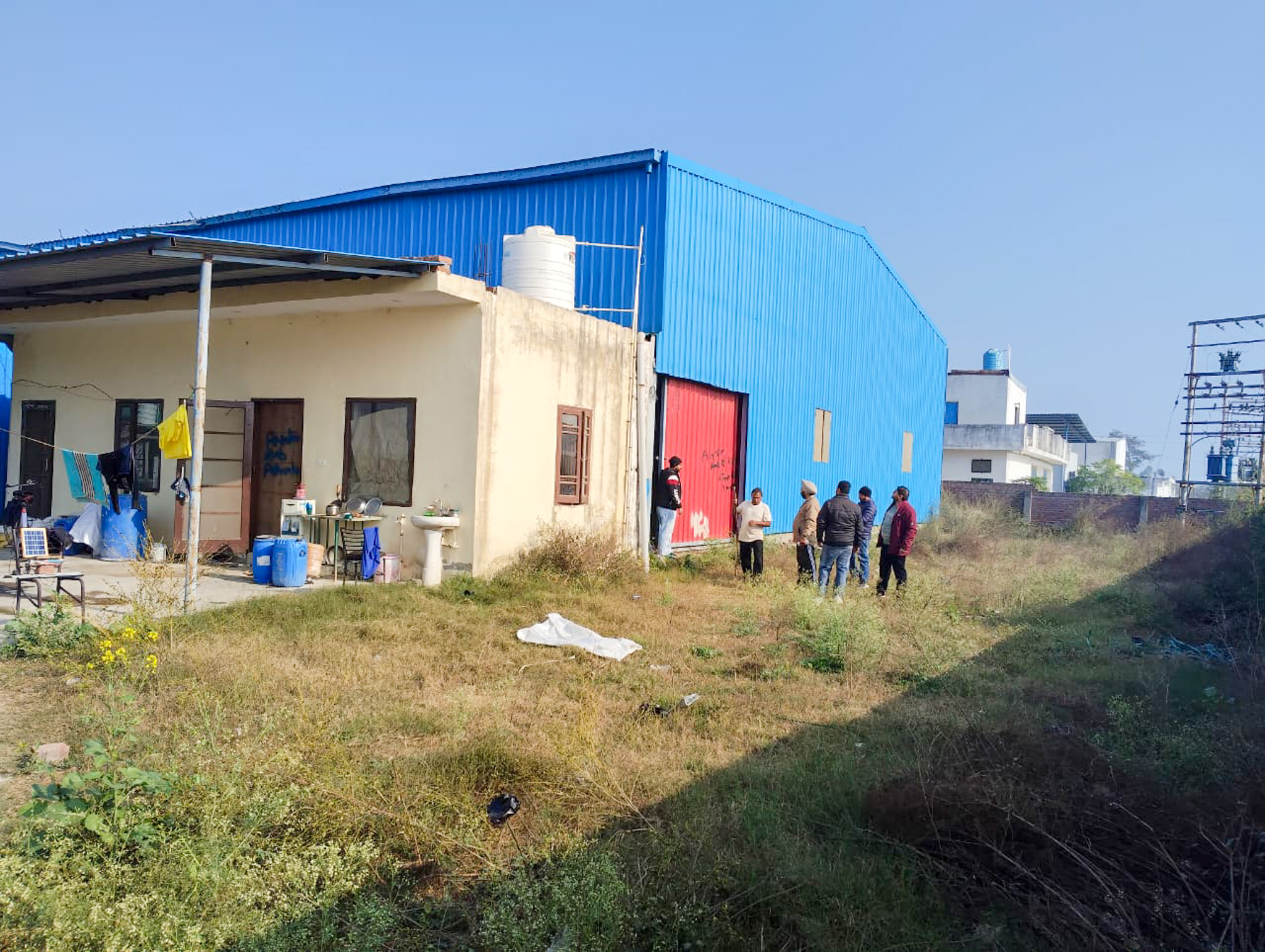 Industrial Plot with Factory Building for Sale in Indora