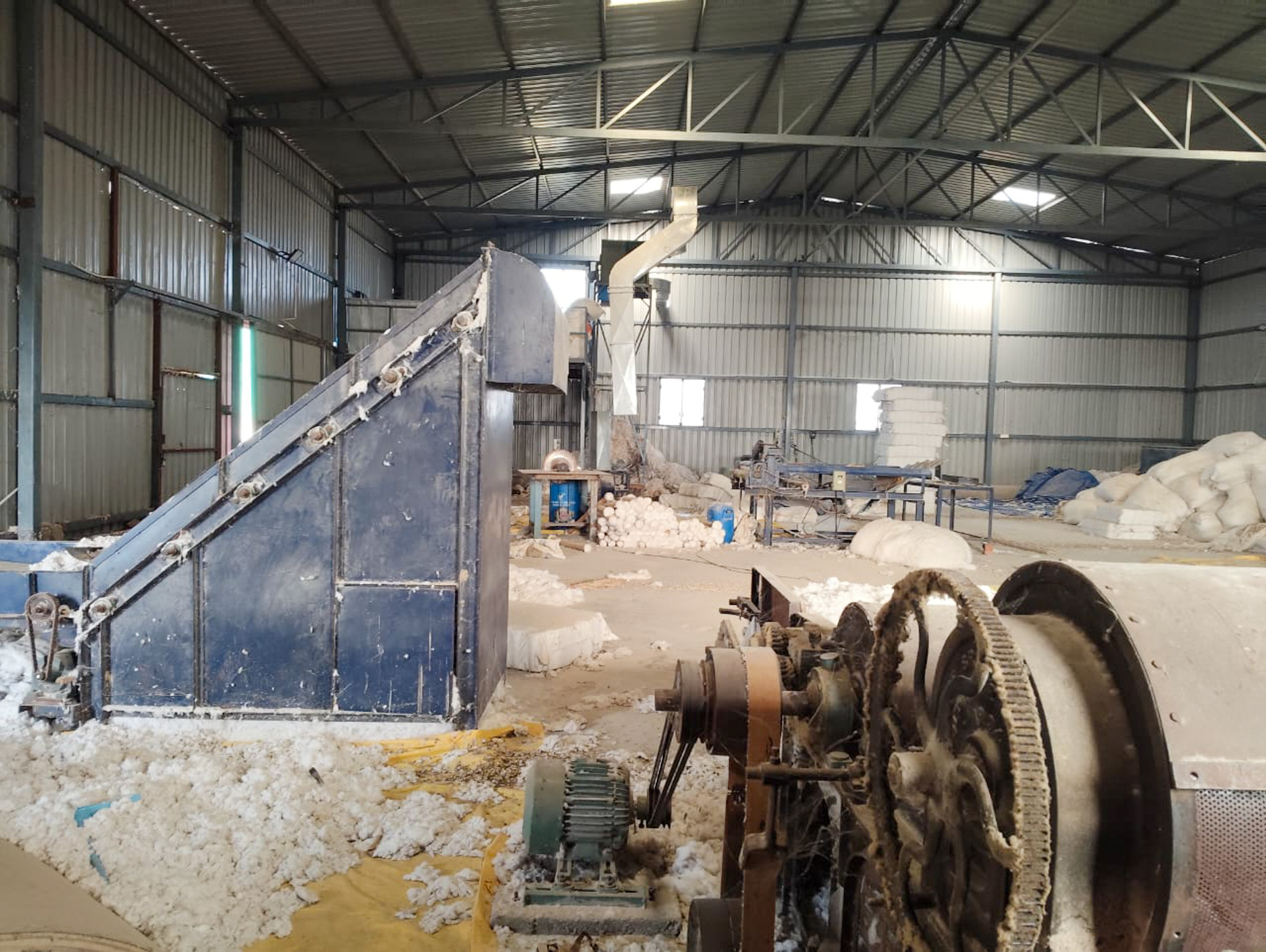 Industrial Plot with Factory Building for Sale in Indora