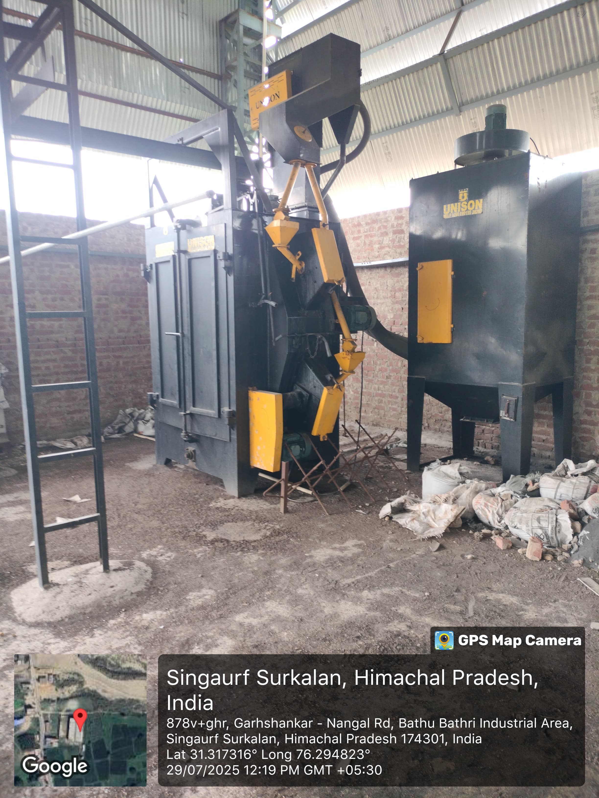 Plant and Machinery for Sale in VPO Bela Bathri ,Tehsil Haroli, District Una- Himachal Pradesh -174301, Santokhgarh