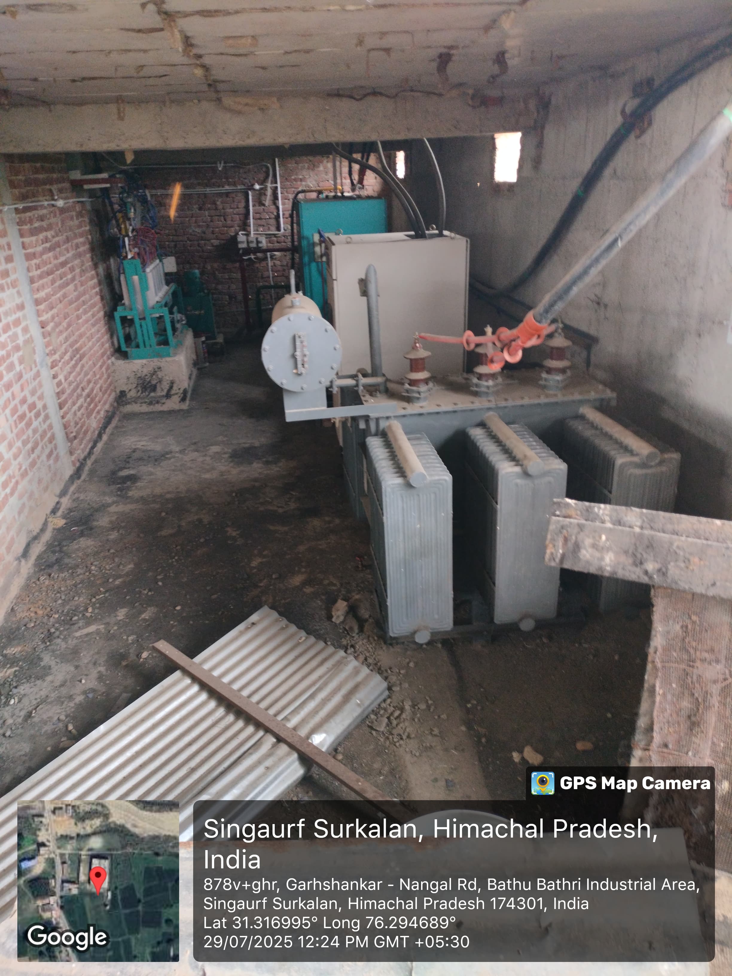 Plant and Machinery for Sale in VPO Bela Bathri ,Tehsil Haroli, District Una- Himachal Pradesh -174301, Santokhgarh
