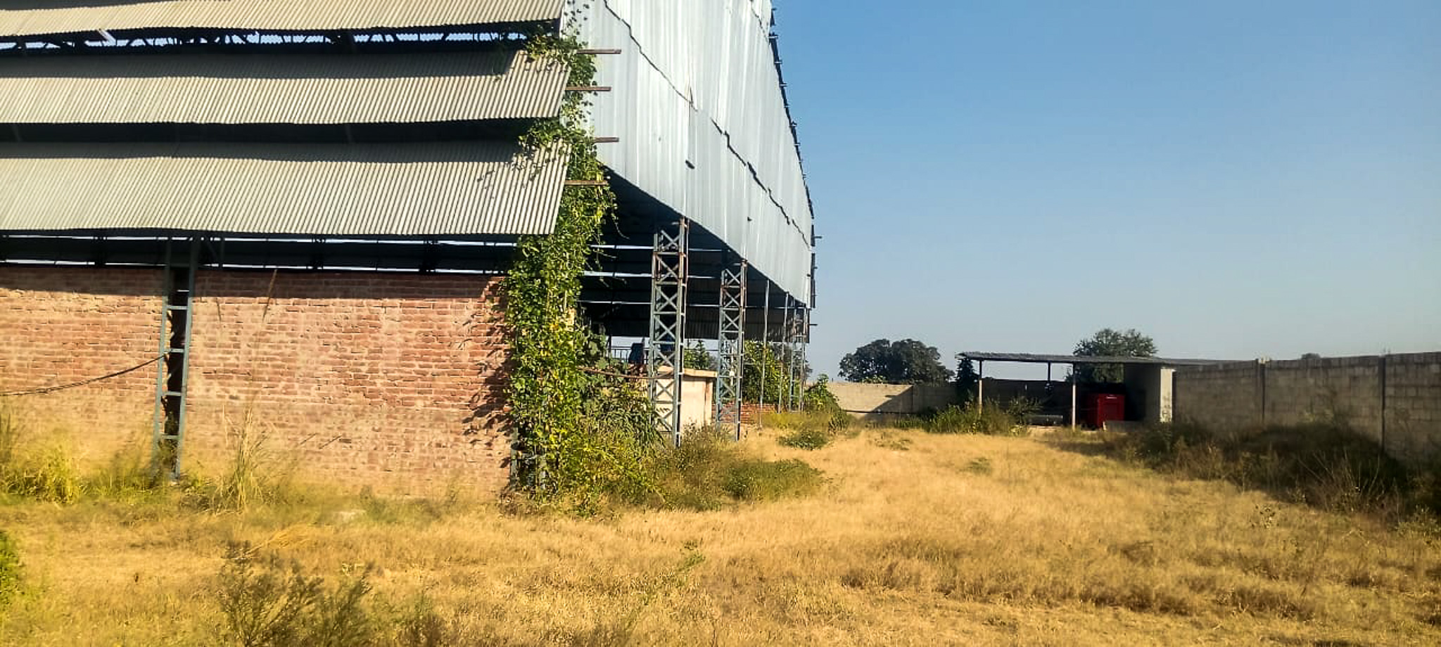 Industrial Plot with Factory Building for Sale in VPO Bela Bathri ,Tehsil Haroli, District Una, Santokhgarh
