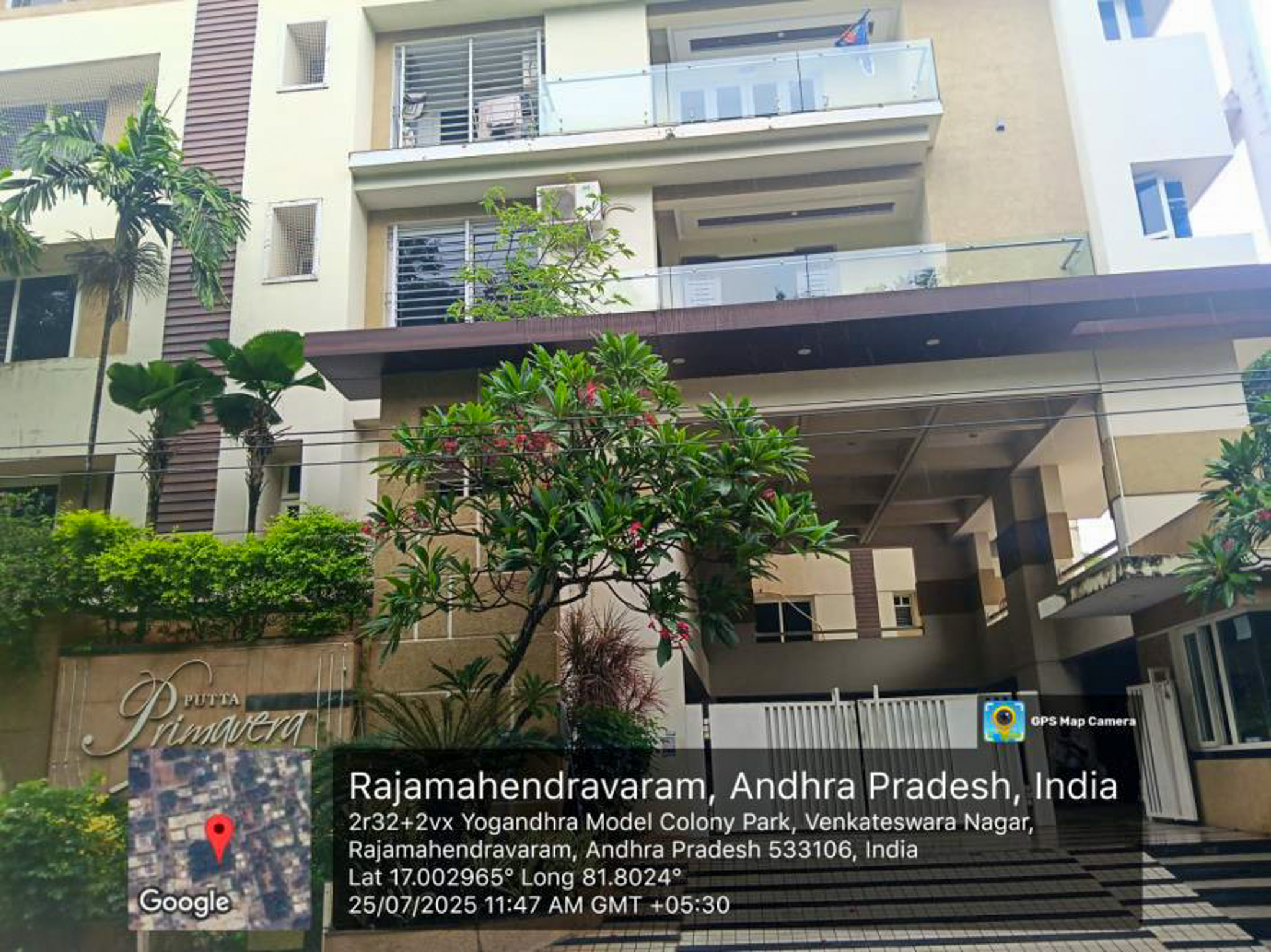 Flat for Sale in PUTTA'S PRIMAVERA, PUTTA'S PRIMAVERA, MODEL COLONY, RAJAHMUNDRY, Rajamahendravaram