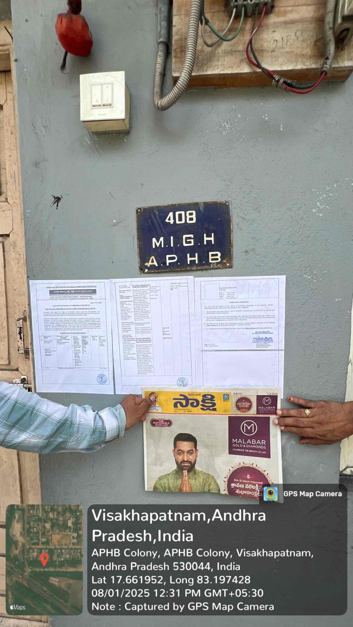 Flat for Sale in S.No.102 of Pedagantyada village, Visakhapatnam District, Visakhapatnam