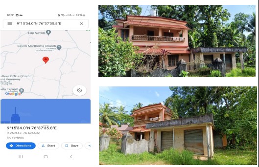 open land for Sale in kallumpurathu vijitha vihar thazhathambalam venmony po chenganur, Alappuzha