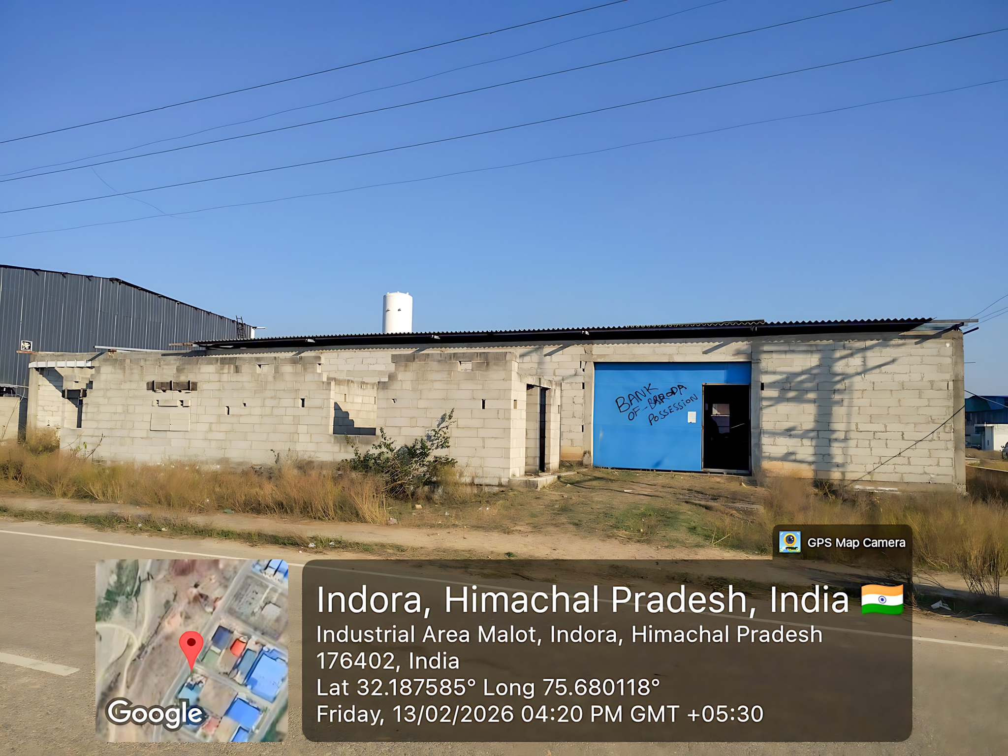 Shed with Plant and Machinery for Sale in Bain Attarian Industrial Area