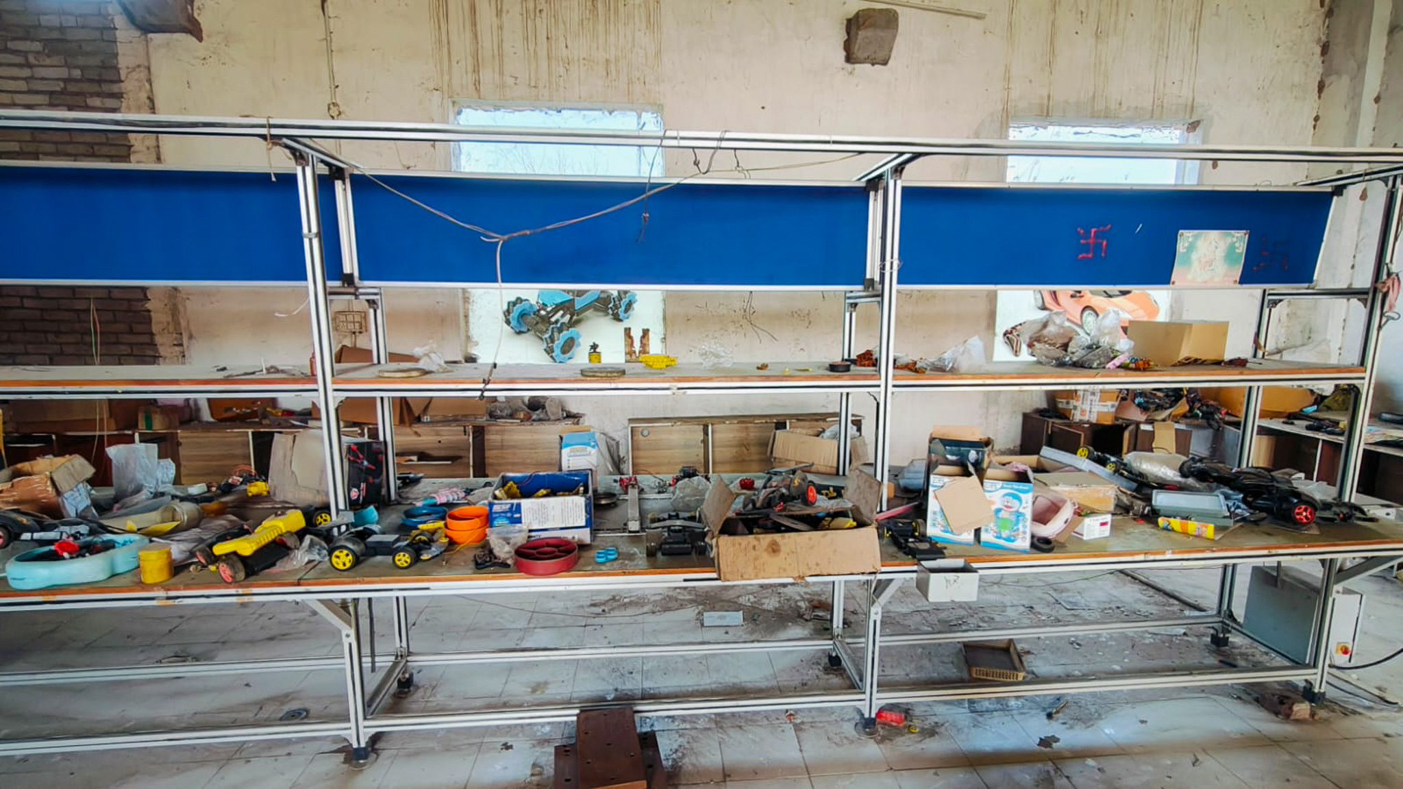 Industrial Plot with Factory Building for Sale in Ghanaur