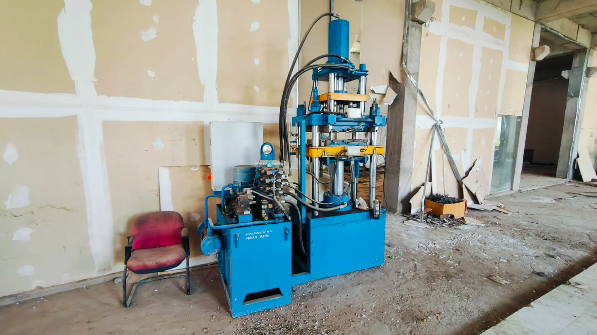Industrial Plot with Factory Building for Sale in Ghanaur