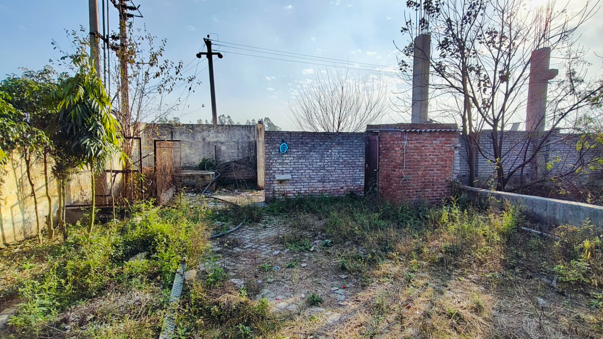 Industrial Plot with Factory Building for Sale in Ghanaur