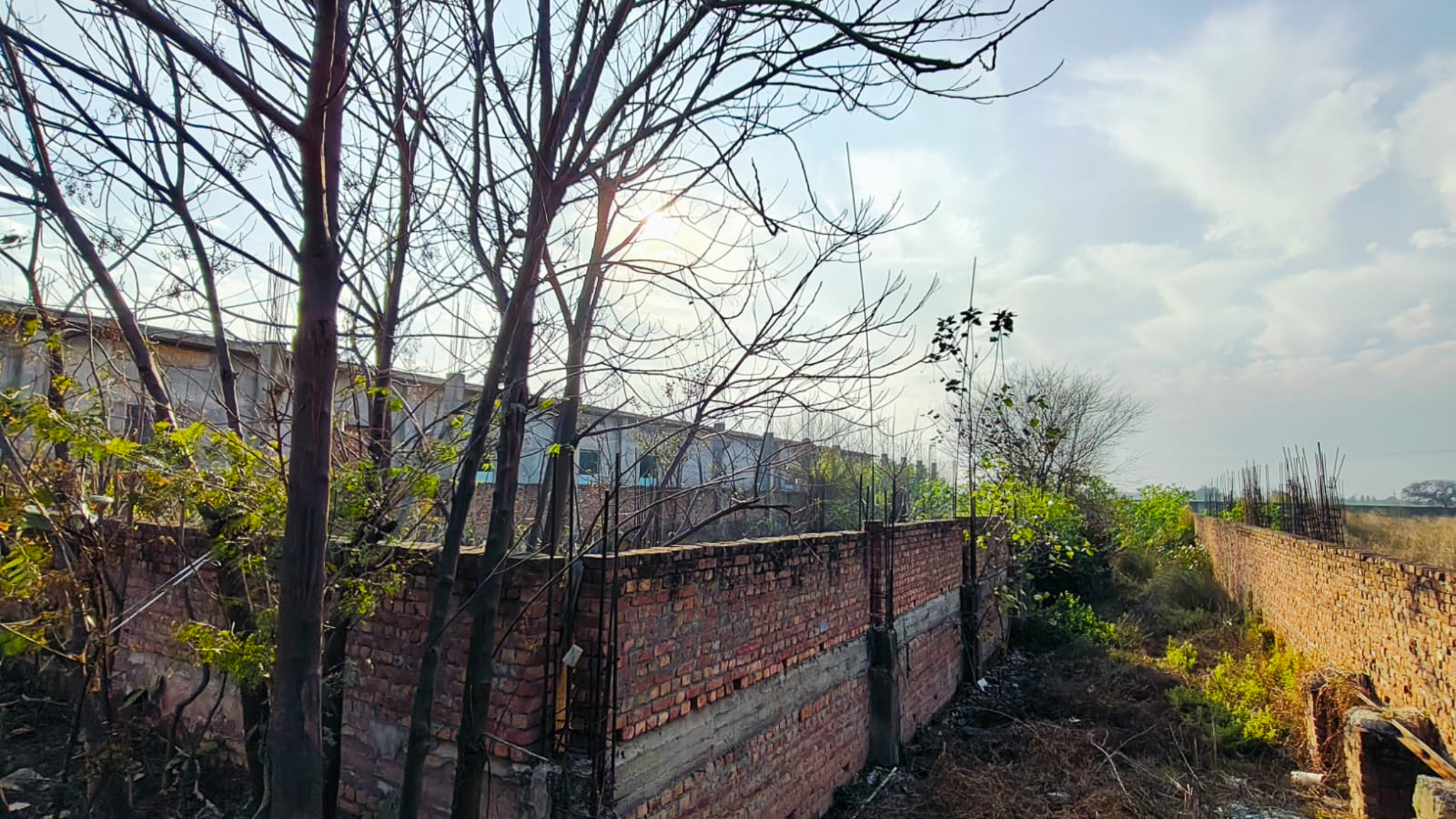 Industrial Plot with Factory Building for Sale in Ghanaur