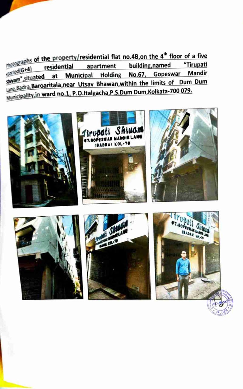Flat for Sale in GOPESWAR MANDIR LANE WARD NO 1 DUM DUM MUNICIPALITY, Bara